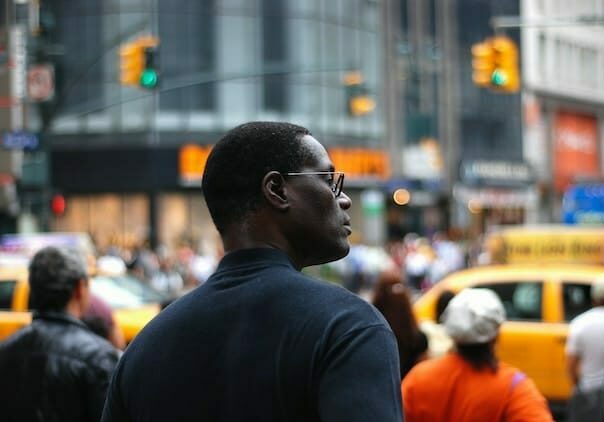 man walking in united states